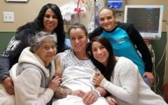Raquel Pennington and family are all smiles after her successful shoulder surgery.