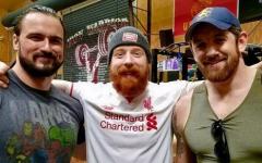Sheamus With Former WWE Buddies Drew Galloway & Wade Barrett