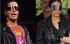 Who wore it better? Bret Hart or Kim Kardashian?
