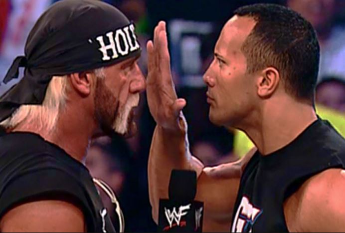 hulk hogan the rock