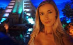 Noelle Foley In Epcot Center