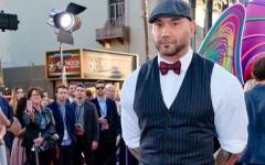 Dave Bautista At The “Purple” Carpet For The Guardians of the Galaxy 2 Premiere