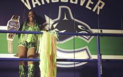 Naomi Was An Honorary Canuck In Vancouver Over The Weekend