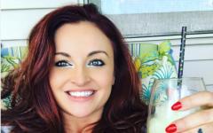 Maria Kanellis Enjoying A Margarita