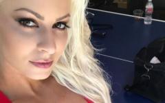Maryse In A Red Bikini