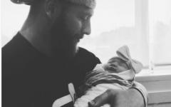 Curt Hawkins And His Brand New Baby Daughter