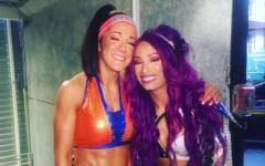Sasha Wishing Bayley A Happy Birthday