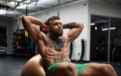 Conor McGregor Working Those Abs