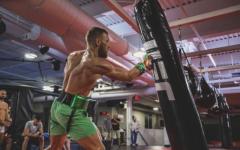 Conor McGregor Working The Heavy Bag