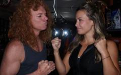 Miesha Tate And Carrot Top Together For Some Reason