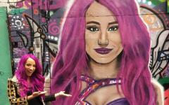 Sasha Banks Thinks This Mural Is Boss