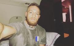 Conor McGregor About To Take A Nap On A Private Jet