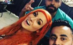 Becky Lynch and the Singh Bros Go Way Back