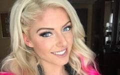 Alexa Bliss With The Fresh Pink Dye Job