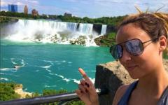 Emma At Niagara Falls