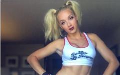 Laurel Van Ness Cosplaying As Harley Quinn