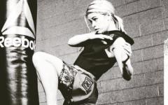 Paige Van Zant Practicing That Tiger Knee