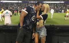 Rusev and Lana Making Out At The Footy Match