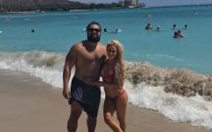 Rusev & Lana On The Beach In Hawaii