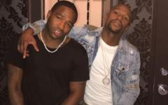 Adrien Broner And Floyd Mayweather Hanging Out