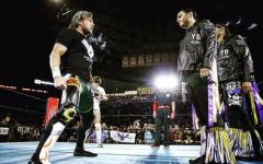 Kenny Omega Stares Down The Young Bucks
