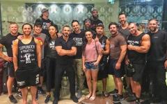 Group Of Wrestlers After Australian Tour
