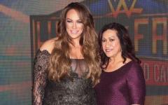 Nia Jax And Ata Johnson At WWE Hall of Fame Ceremony