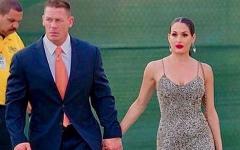 John Cena And Nikki Bella At WWE Hall Of Fame