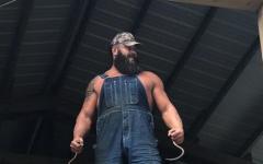 Braun Strowman In A Barn