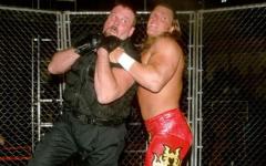 Triple H And Big Boss Man In An Eight Sided Cage