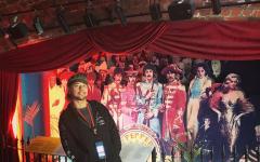 Shinsuke Nakamura At A Beatles Exhibit