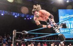 Johnny Impact Dives Out Of The Ring