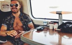 Tyler Bate On A Train Ride