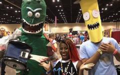 Ember Moon With Rick And Morty Cosplayers