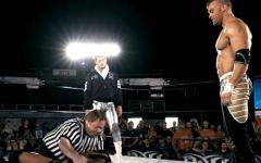 Nick Aldis After Defeating Flip Gordon