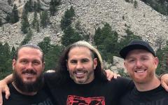 Matt Hardy, Rhyno, And Heath Slater At National Monument