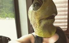 Paige Relaxing At Home