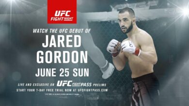 Flying Knee Among Five Finishes On UFC Vegas 18 Prelims: Video Highlights