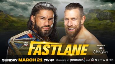 WWE Fastlane Results Roman Reigns vs Daniel Bryan, Drew McIntyre vs Sheamus