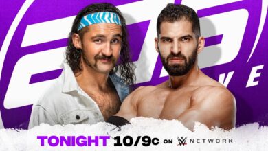 WWE 205 Live Results for 3/12/21 August Grey vs Ariya Daivari, Tag Team Match