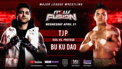 MLW Fusion Results for 4/21/21 TJP vs Bu Ku Dao, Medina vs Romero