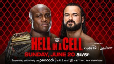 WWE Hell in a Cell Results Bobby Lashley vs Drew McIntyre for the WWE Championship