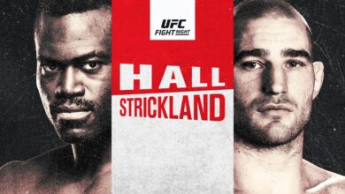 UFC Vegas 33 Results: Sean Strickland Dominates Uriah Hall, Bryan Barberena Returns!