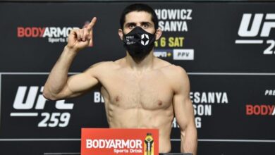 UFC Vegas 31: Makhachev vs. Moises Weigh-Ins Results