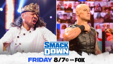 WWE Smackdown on FOX Results for 7/9/21 Nakamura vs  Corbin, Rollins vs Cesaro