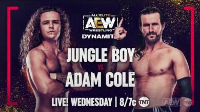 AEW Dynamite 9/29/21 Results Adam Cole vs. Jungle Boy, TNT Championship Match Miro vs. Sammy Guevara