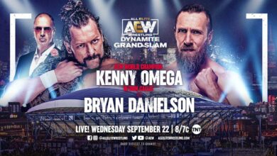 AEW Dynamite Results For 9/22/21 Grand Slam Bryan Danielson vs. Kenny Omega at Arthur Ashe Stadium
