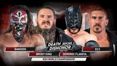Ring of Honor Wrestling Death Before Dishonor Results ROH Title Fatal Four Way