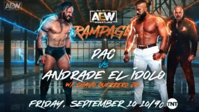AEW Rampage Results For 9/10/21 Andrade El Idolo vs. PAC, Brian Pillman Jr. vs. Max Caster, and more
