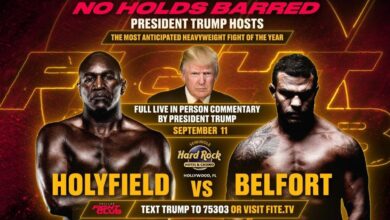 Donald Trump Announced As Alternate Commentator For Evander Holyfield vs. Vitor Belfort